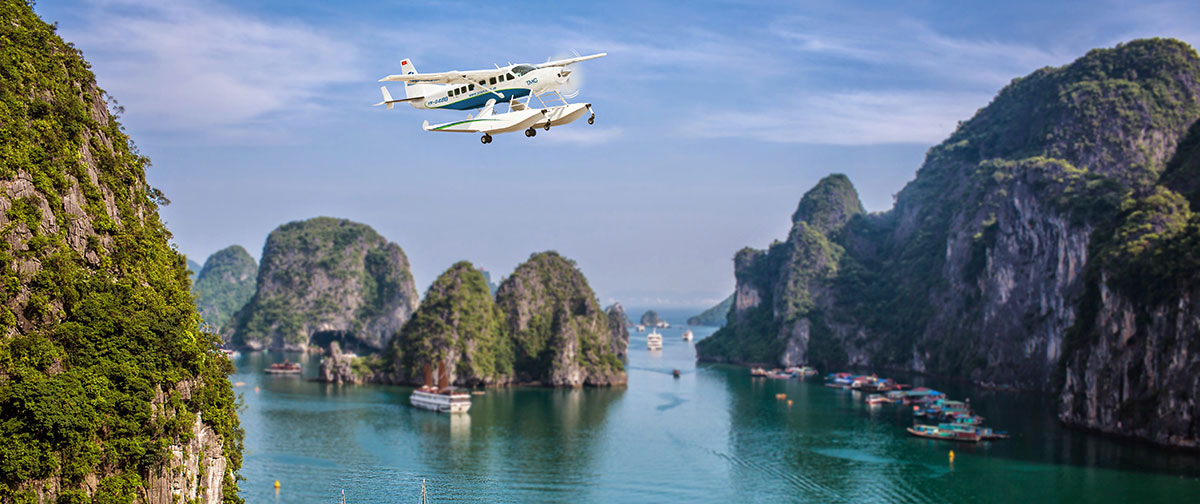 Round Trip Hanoi - Halong Bay By Seaplane With 15 Minutes Scenic